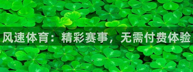 风速体育：精彩赛事，无需付费体验